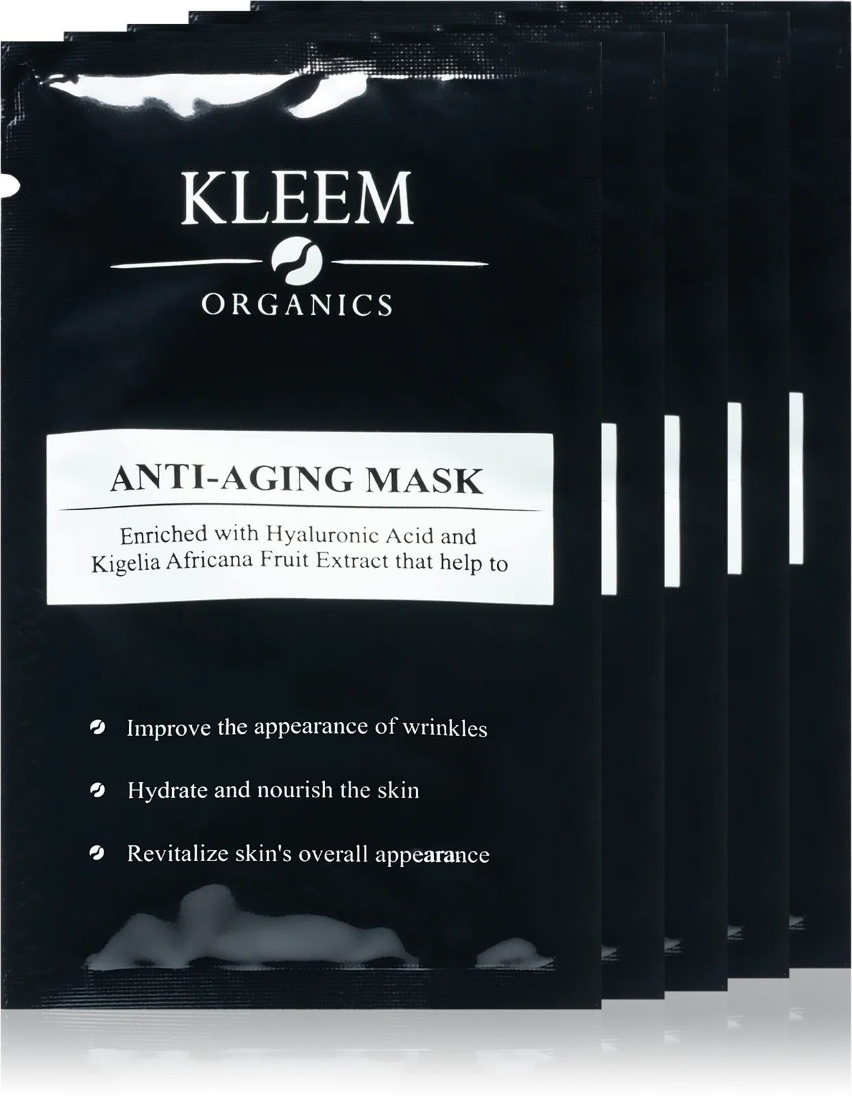 Kleem Organics Anti-Aging Mask 5 pcs