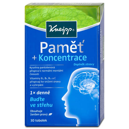 Kneipp Memory and concentration, 30 capsules