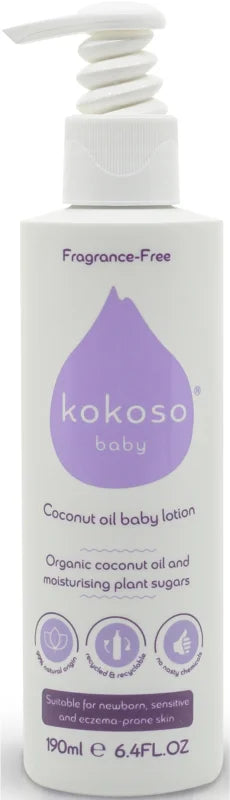 Kokoso Baby Coconut Oil Baby Lotion 190 ml