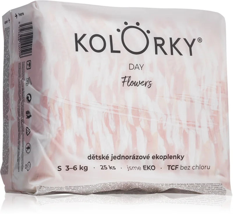 Kolorky Day Flowers disposable ECO diapers