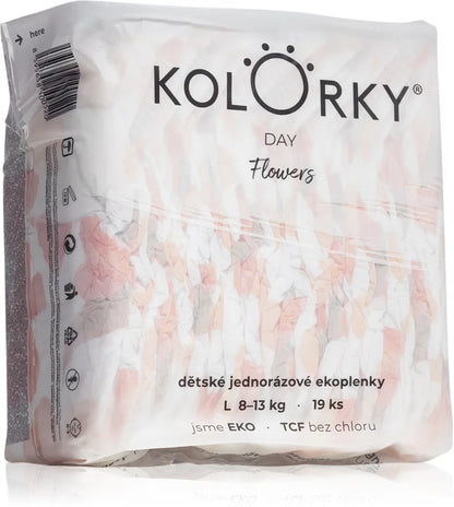 Kolorky Day Flowers disposable ECO diapers