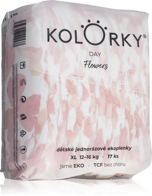 Kolorky Day Flowers disposable ECO diapers