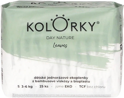 Kolorky Day Nature Bamboo Leaves disposable ECO diapers