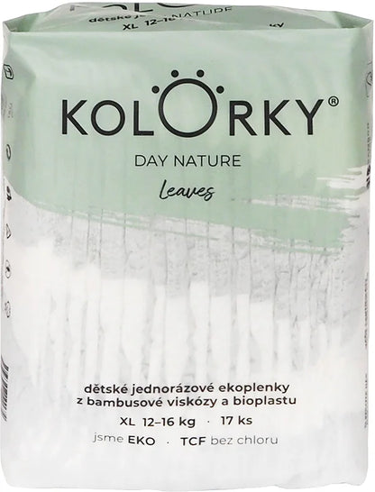 Kolorky Day Nature Bamboo Leaves disposable ECO diapers