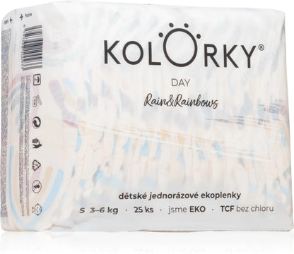 Kolorky Day Rain & Rainbow disposable ECO diapers