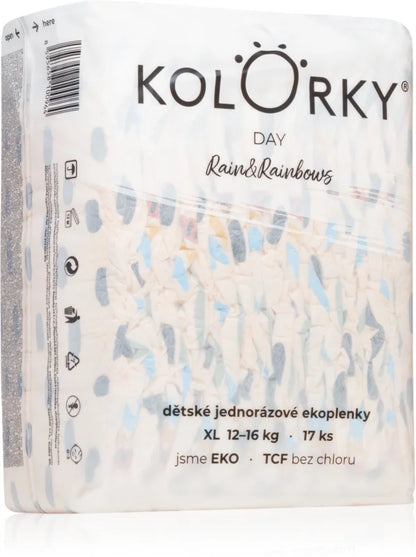 Kolorky Day Rain & Rainbow disposable ECO diapers
