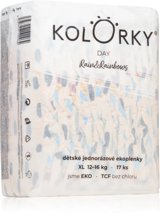 Kolorky Day Rain & Rainbow disposable ECO diapers