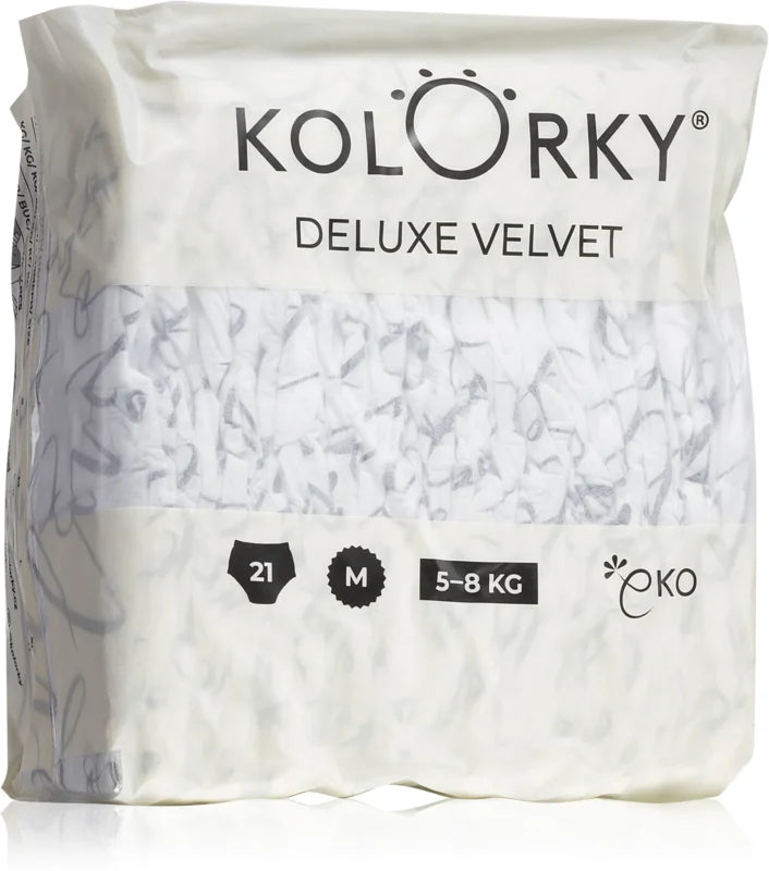 Kolorky Deluxe Velvet Love Live Laugh disposable ECO diapers