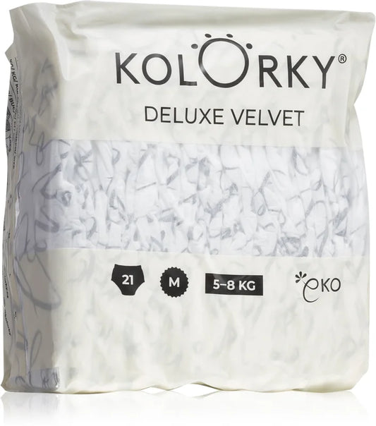 Kolorky Deluxe Velvet Love Live Laugh disposable ECO diapers