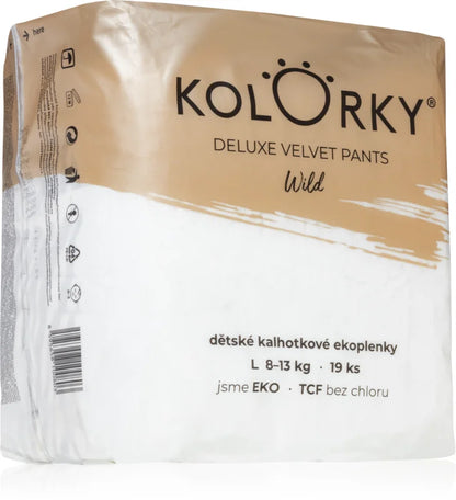 Kolorky Deluxe Velvet Pants Wild disposable diaper pants