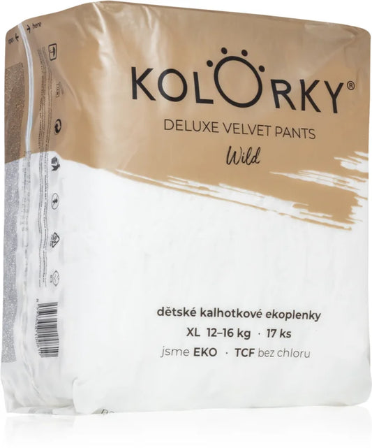 Kolorky Deluxe Velvet Pants Wild disposable diaper pants