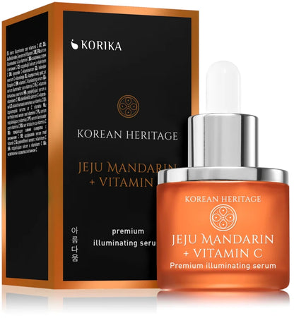 KORIKA Korean Heritage Jeju Mandarin + Vitamin C Premium Illuminating Serum 30 ml