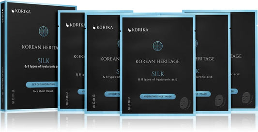 KORIKA Korean Heritage Set of 5 Hydrating Face Sheet Masks