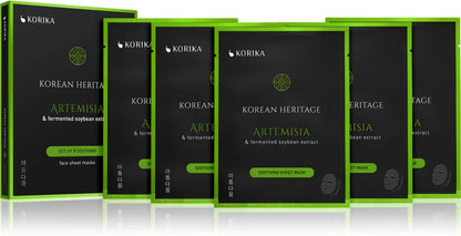 KORIKA Korean Heritage Set of 5 Soothing Face Sheet Masks