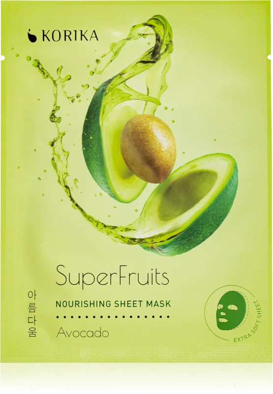 KORIKA SuperFruits Avocado - Nourishing Sheet Mask 25 g