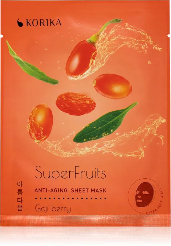 KORIKA SuperFruits Everyday Set of 7 Face Sheet Masks
