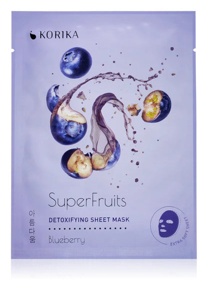 KORIKA SuperFruits Everyday Set of 7 Face Sheet Masks