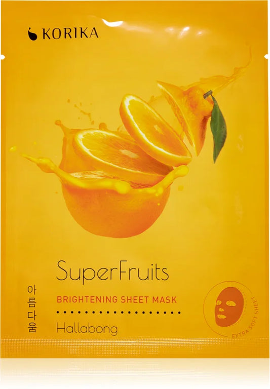 KORIKA SuperFruits Hallabong - Brightening Sheet Mask