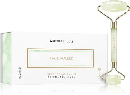 KORIKA Face Roller Green Jade Stone