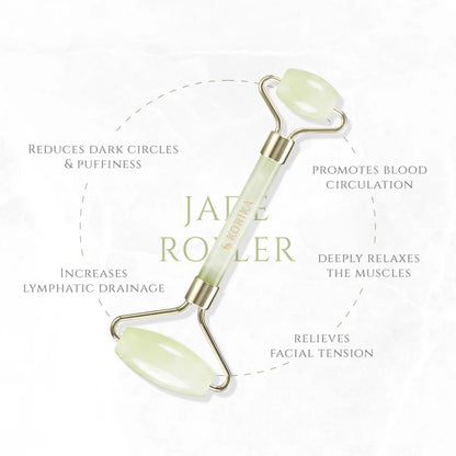 KORIKA Face Roller Green Jade Stone