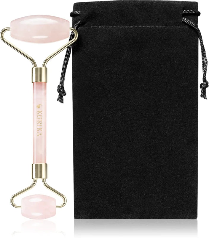 KORIKA Face Roller Rose Quartz Stone