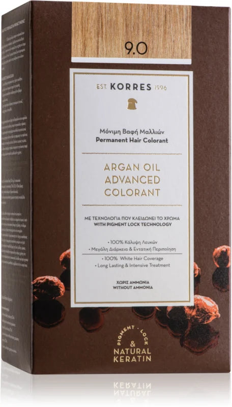 Korres Argan Oil permanent hair dye