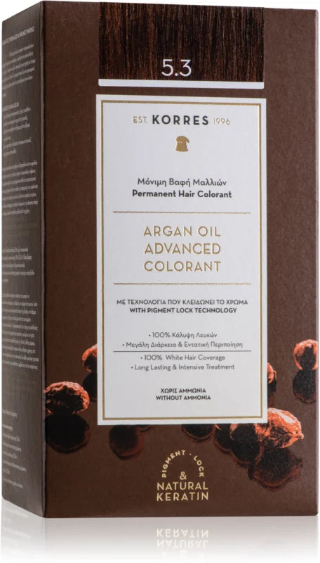 Korres Argan Oil permanent hair dye