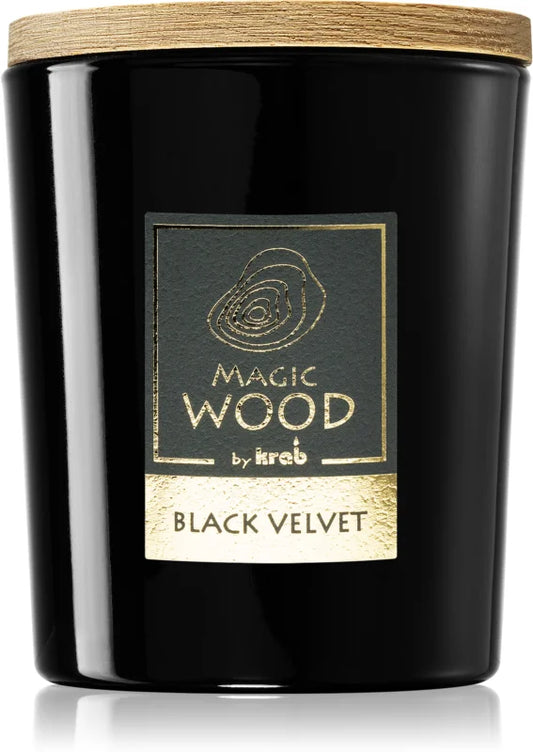 Krab Magic Wood Black Velvet scented candle 300 g