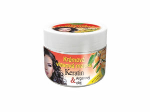 BIONE Creamy hair mask KERATIN + ARGAN OIL 260 ml
