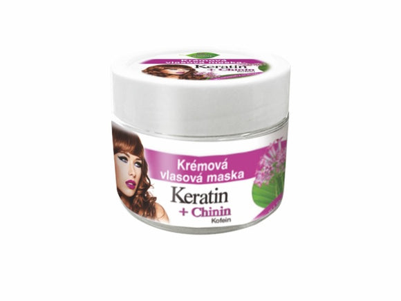 BIONE Creamy hair mask KERATIN + CHININ 260 ml