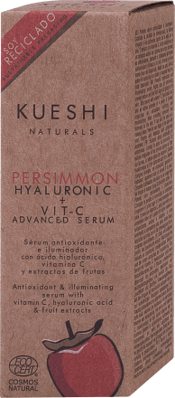 KUESHI NATURALS antioxidant skin serum Persimmon Hyaluronic + Vitamin C, 50 ml