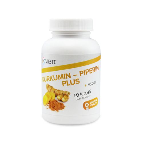 Vieste Curcumin-piperin Plus 60 capsules