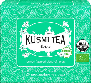 Kusmi Tea Detox 20 mousseline tea bags