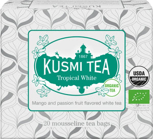Kusmi Tea Tropical White 20 mousseline tea bags