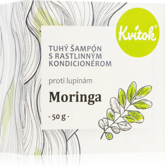 Kvitok Moringa organic solid anti-dandruff shampoo 50 g