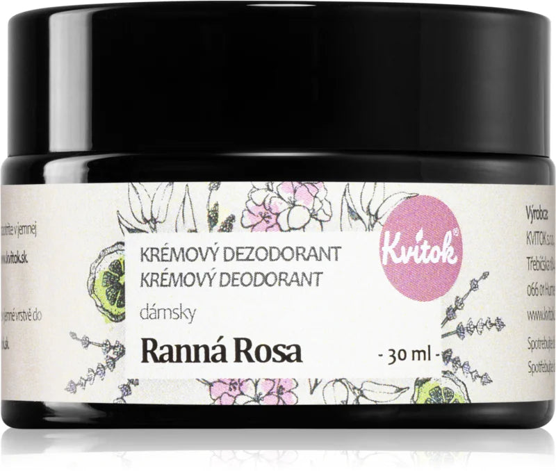 Kvitok Morning dew cream deodorant for sensitive skin