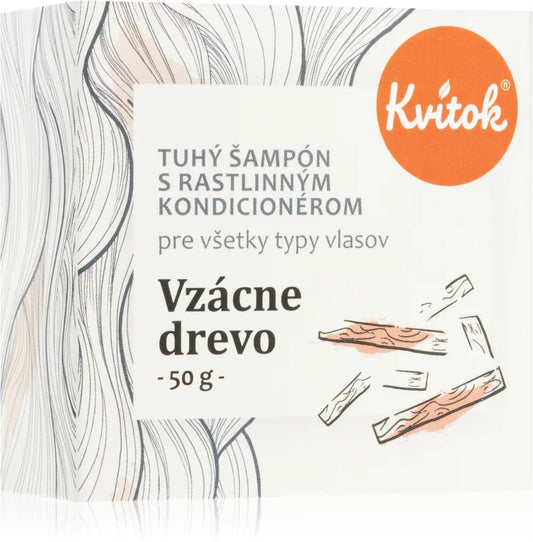 Kvitok Precious wood solid shampoo for dark hair 50 g