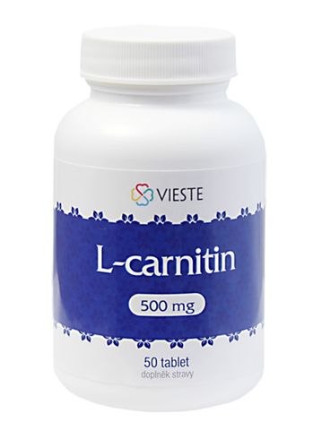 Vieste L-carnitine 500 mg 50 tablets