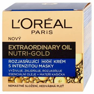 Loréal Paris Nutri-Gold Brightening night cream with a mask intensity of 50 ml