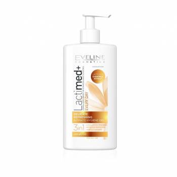 Eveline LactiMED + soft refreshing intimate gel 3in1 250 ml - mydrxm.com