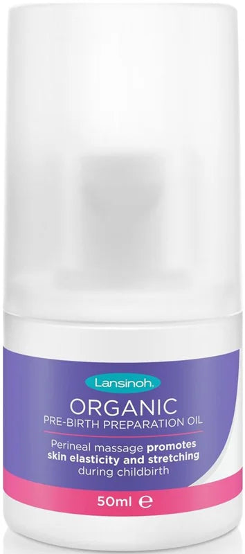Lansinoh Organic Pre-Birth Preparation Oil for perineal massage 50 ml