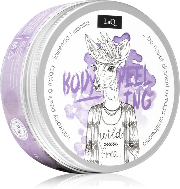 LaQ Lavender & Vanilla cleansing body scrub 200 ml
