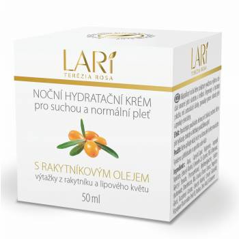 Lari Moisturizing Night Cream with Sea buckthorn oil 50 ml - mydrxm.com
