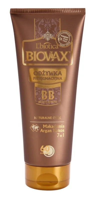 L'biotica Biovax Natural Oil 7-in-1 conditioner 200 ml