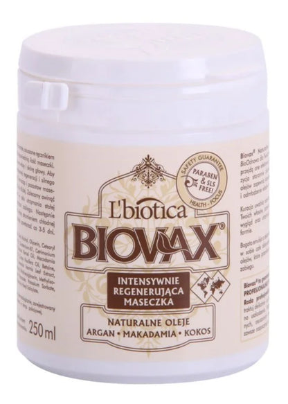 L'biotica Biovax Natural Oil revitalizing hair mask 200 ml