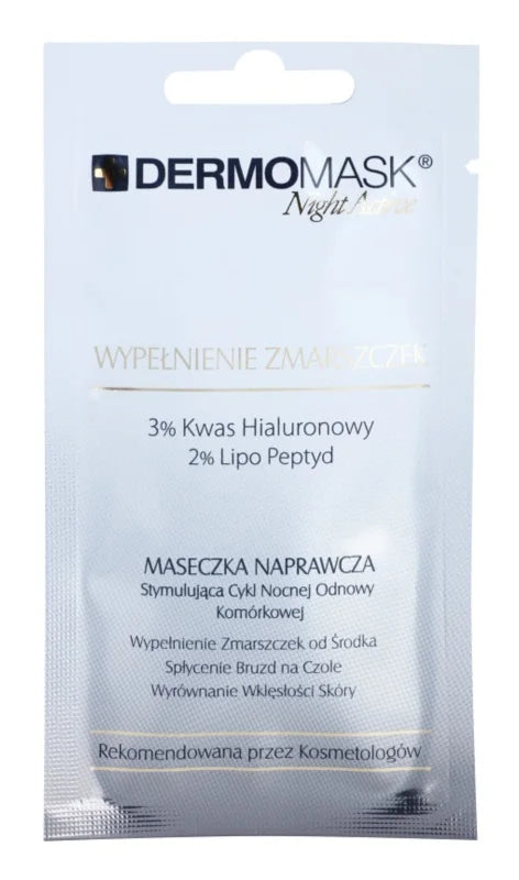 L'biotica DermoMask Night Active Filling mask against deep wrinkles 12 ml