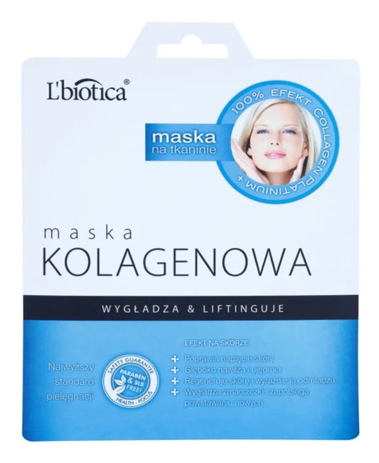 L'biotica Platinum Collagen Face Mask 23 ml