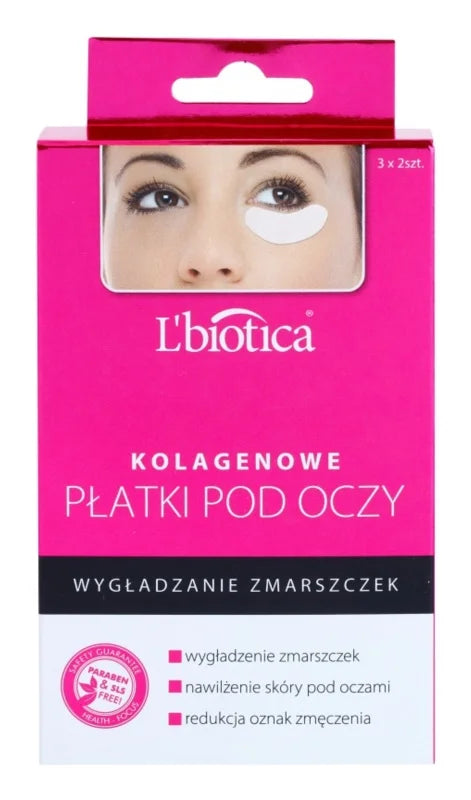 L'biotica eye collagen mask 6 pcs