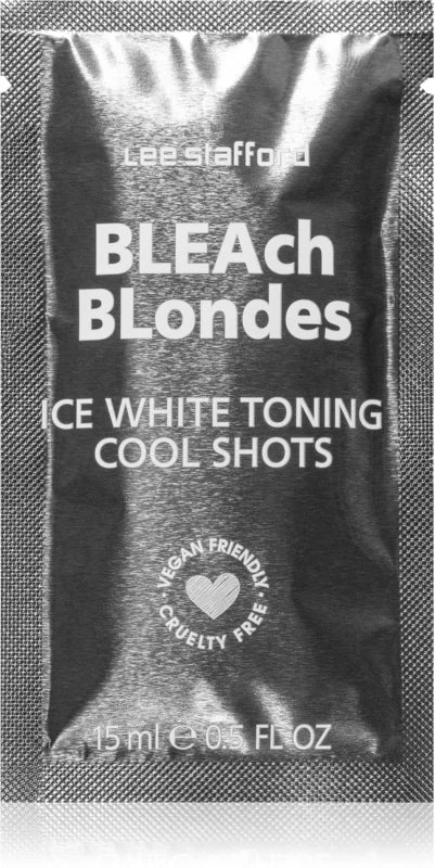 Lee Stafford Bleach Blondes Ice White Toning Cool Shots 4 x 15 ml