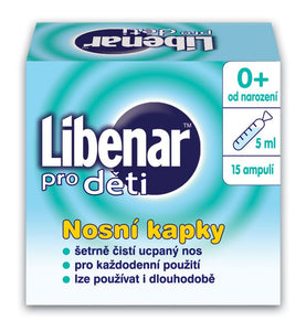 Libenar for children 15 ampoules of 5ml Nasal Drops - mydrxm.com